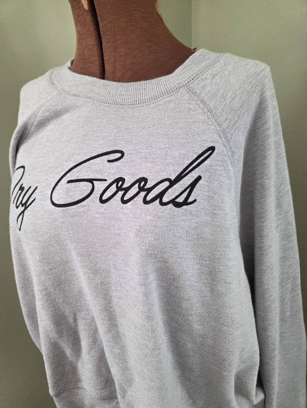 Dry Goods Womens Small Gray Logo Sweatshirt - Picture 4 of 10